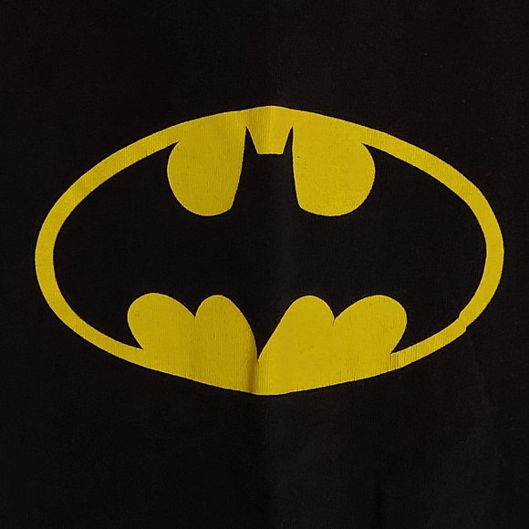 Batman Logo Kids Black Graphic Tee - Picture 2 of 6